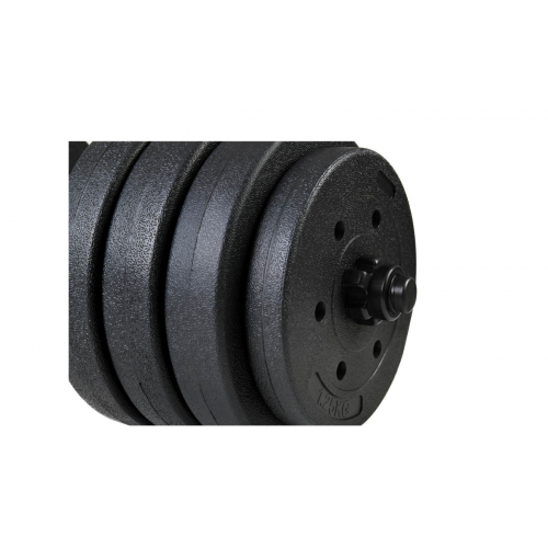 40 kg hanteļu komplekts, 4 vienā, ar rokturiem (FC4261)