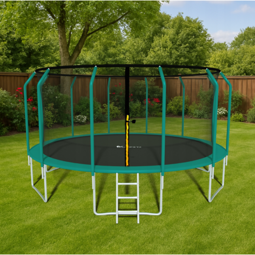 Садовый батут с лестницей и внутренней сеткой 490см - 16ft от FUNFIT (FC4471)