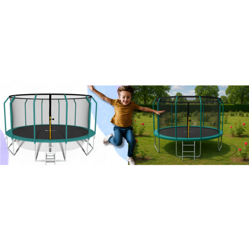 Садовый батут с лестницей и внутренней сеткой 490см - 16ft от FUNFIT (FC4471)