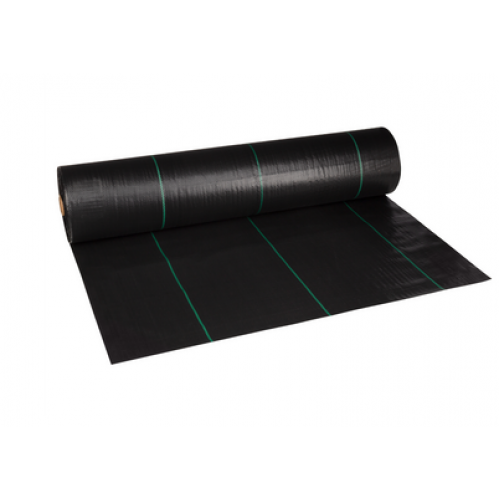 Agrotekstils / Agroplēve / dārza pārsegs pret nezālēm, melna krāsa 1,1x50m 70g/m² (FC4516)