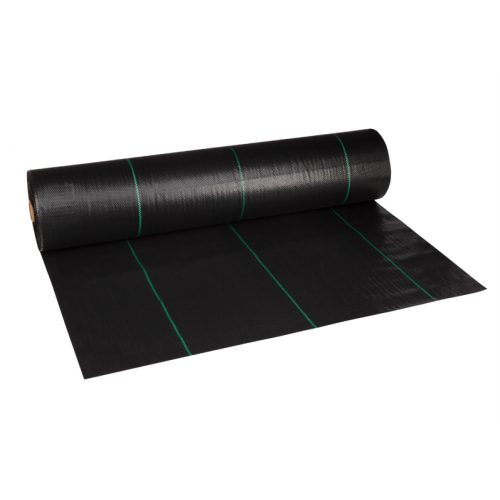 Agrotekstils / Agroplēve / dārza pārsegs pret nezālēm 90g/m2 1,1x100m + tapas no FUNFIT GARDEN (FC4522)