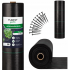 Agrotekstils / Agroplēve / dārza pārsegs pret nezālēm 90g/m2 1,6x50m + tapas no FUNFIT GARDEN (FC4521)