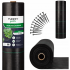 Agrotekstils / Agroplēve / dārza pārsegs pret nezālēm 90g/m2 1,1x50m + tapas no FUNFIT GARDEN (FC4520)