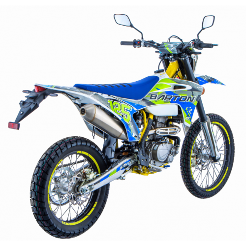 Reģistrējams benzīna motocikls 125cm3 15z.s no Barton Motors (Barton FRX125)