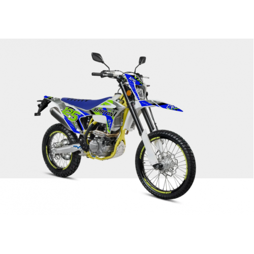 Reģistrējams benzīna motocikls 125cm3 15z.s no Barton Motors (Barton FRX125)