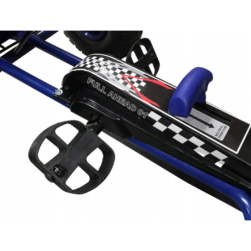 Pedāļu kartings līdz 30 kg, 26 cm, ar piepūšamiem riteņiem un rokas bremzi, R-sport (G1 gokarts)