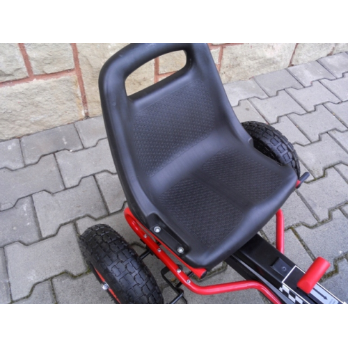 Pedāļu kartings līdz 30 kg, 26 cm, ar piepūšamiem riteņiem un rokas bremzi, R-sport (G1 gokarts)