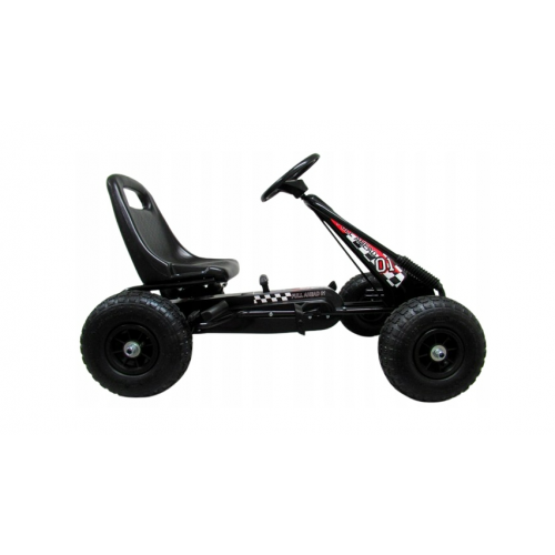 Pedāļu kartings līdz 30 kg, 26 cm, ar piepūšamiem riteņiem un rokas bremzi, R-sport (G1 gokarts)