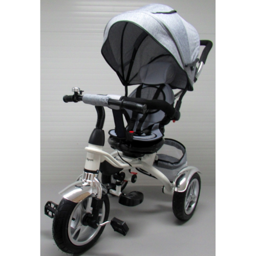 Bērnu trīsritenis - ratiņi līdz 25 kg, no 1 gada (T3)