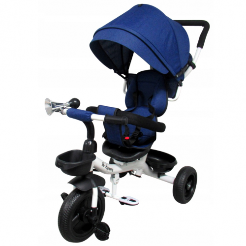Bērnu trīsritenis - ratiņi līdz 25 kg, no 1 gada (T4)