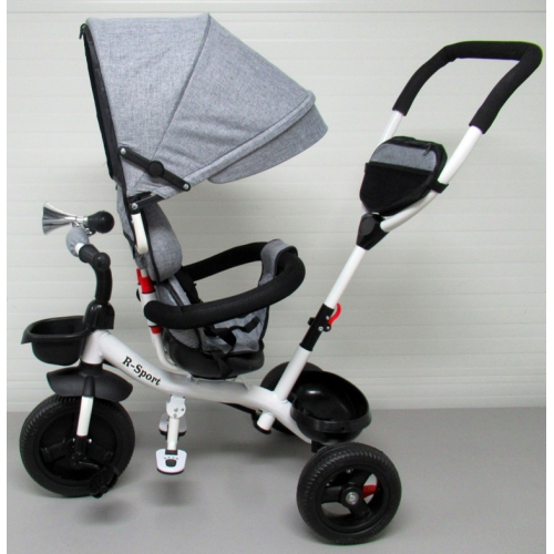 Bērnu trīsritenis - ratiņi līdz 25 kg, no 1 gada (T4)