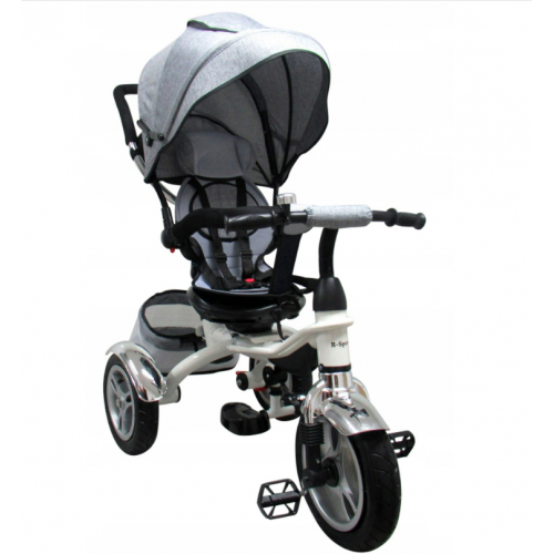 Bērnu trīsritenis - ratiņi līdz 25 kg, no 1 gada (T4)