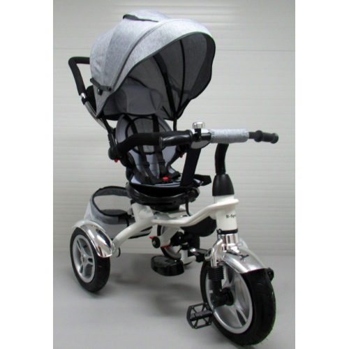 Bērnu trīsritenis - ratiņi līdz 25 kg, no 1 gada (T4)