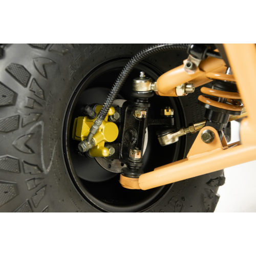 Benzīna kvadracikls ASIX Grizzly125, 125cc, 3+R , 8" (Elektriskais starts)