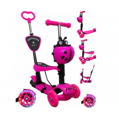 Sportisks trīsriteņu bērnu līdzsvara skrejritenis 5IN1 līdz 25 kg (H3)