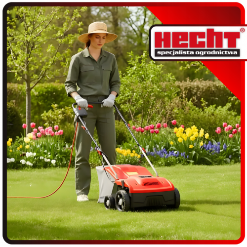 Elektriskais zāliena aerators un skarifikators 1400 W, 32 cm no HECHT (HECHT 14032)