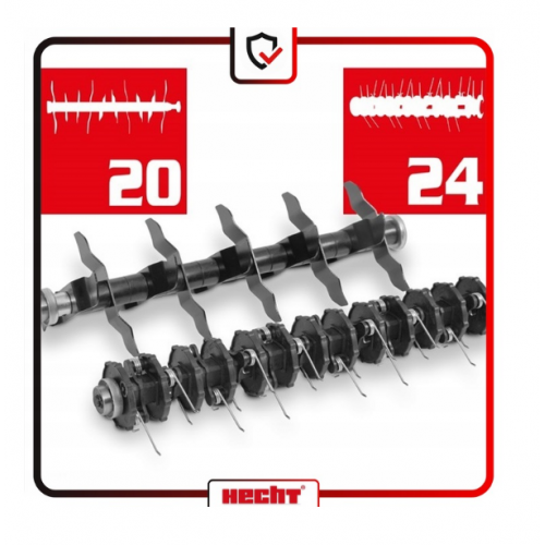 Elektriskais zāliena aerators un skarifikators 2in1, 1800 W, 38 cm, regulējams no HECHT (HECHT 1884)