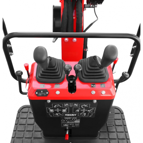 Mini ekskavators 306 cm³ 6,3 kW 3600 apgr./min HECHT (HECHT 2710)