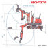 Mini ekskavators 306 cm³ 6,3 kW 3600 apgr./min HECHT (HECHT 2710)
