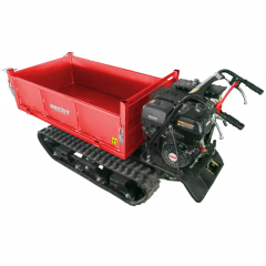 Motorizēts kāpurķēžu transportētājs, ķerra, pašizgāzējs - 800kg maks., 420cm3, 6+2 no Hecht (HECHT 2980)