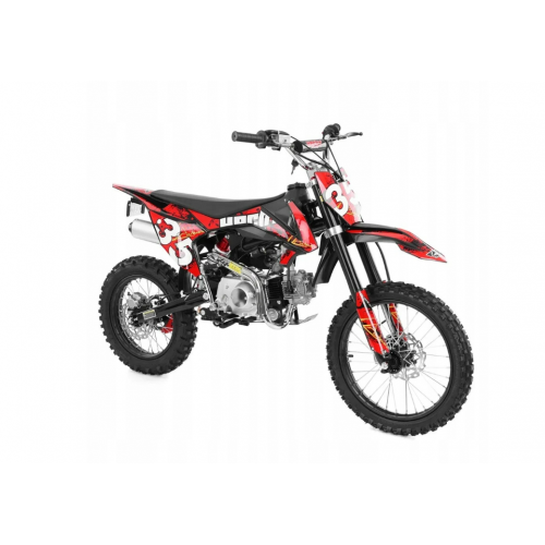 Bernu benzīna 4T motocikls 125CM3, 8.1ZS no HECHT (HECHT 51126red)