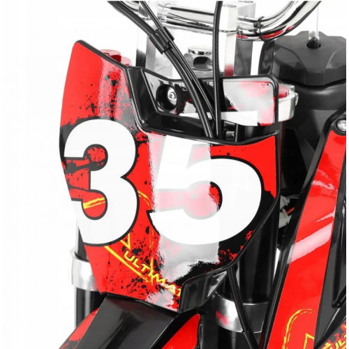 Bernu benzīna 4T motocikls 125CM3, 8.1ZS no HECHT (HECHT 51126red)