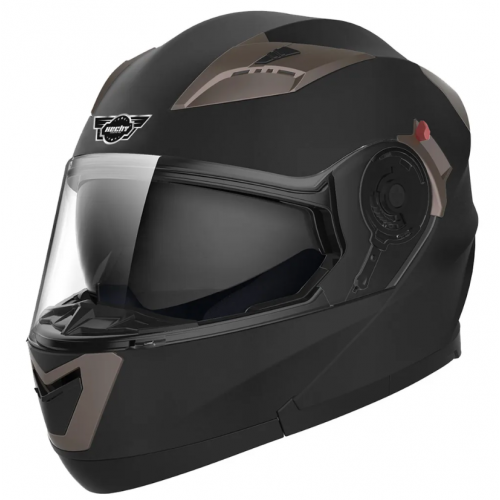 Kvadraciklu un motociklu ķivere ar paceļamu priekšējo daļu no Hecht (HECHT 51925)