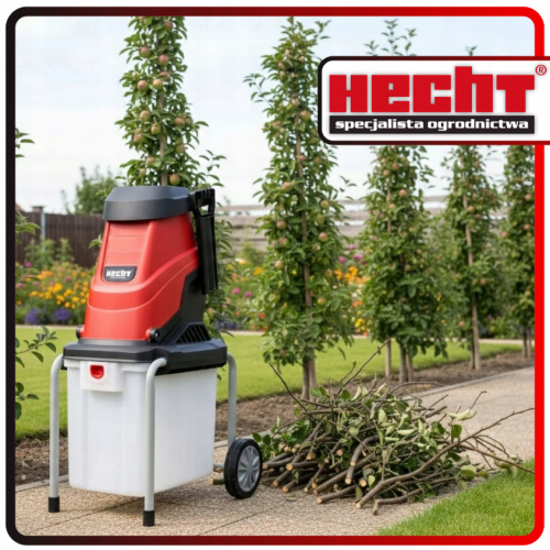 Elektriskais zaru smalcinātājs 3000W, līdz 45 mm, 50L no HECHT (HECHT 630 BOX)