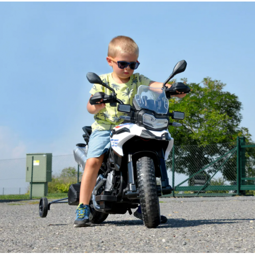 Bērnu akumulatoru darbināms motocikls  BMW F850 ​​GS, 12 V / 7 Ah, līdz 30 kg no HECHT (HECHT BMW F850 GS)
