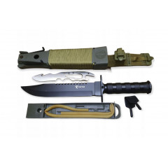 Taktiskais nazis Rambo 35,5 cm + šautriņa Foxter (HN1401) 