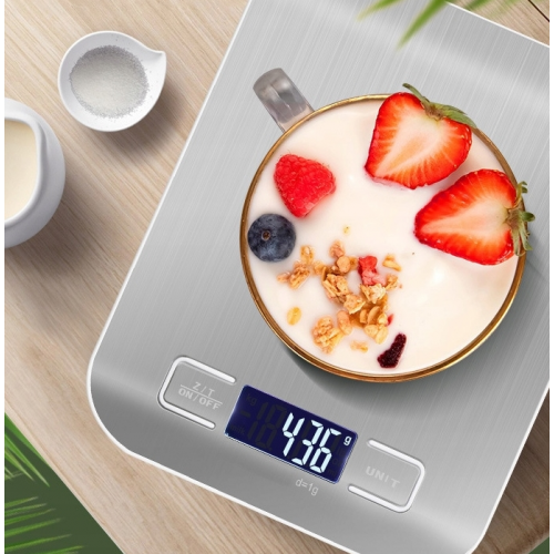 Elektroniskie virtuves svari plakanie precīzi LCD 5kg/1g (HN1824)