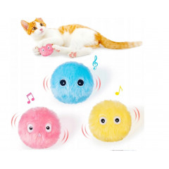 kaķu rotaļlieta bumbiņa interaktīvā kaķu mētras skaņas NUXIE® HN2408