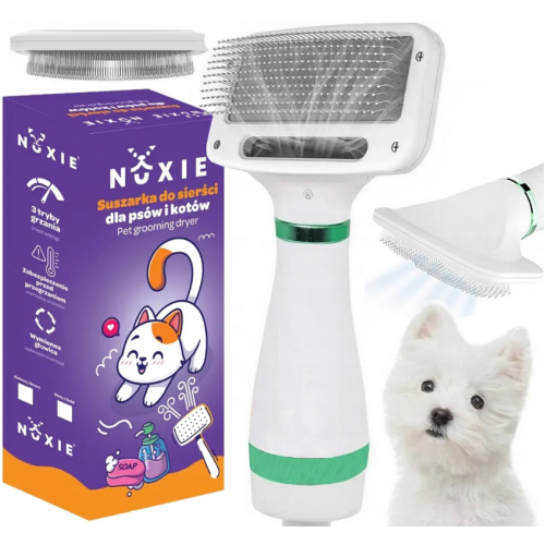 NUXIE® 2-in-1 žāvēšanas birste suņiem, kaķiem un dzīvniekiem (HN2443)