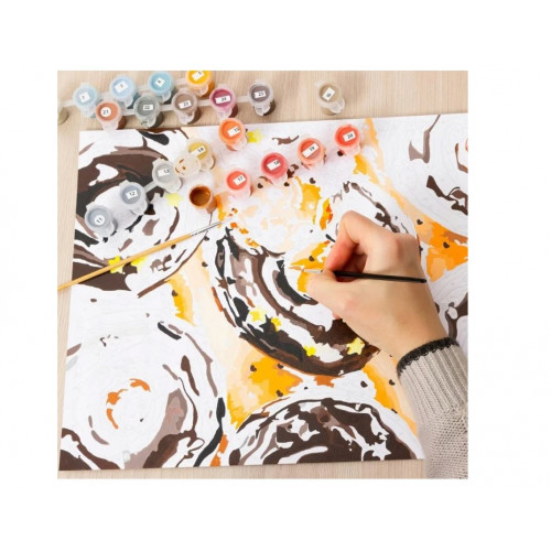 Gleznošana pēc skaitļiem gleznošana bērniem komplekts 47×58 HN2607