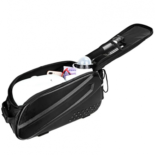 FOXTER®PREMIUM velosipēda bagāžnieka soma, pastiprināta, ūdensnecaurlaidīga, atstarojoša, 10 l XXL (HN2848)