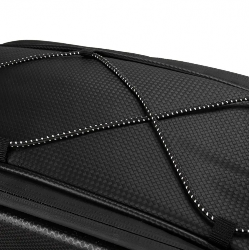 FOXTER®PREMIUM velosipēda bagāžnieka soma, pastiprināta, ūdensnecaurlaidīga, atstarojoša, 10 l XXL (HN2848)