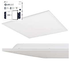 LEDLIGHT LED paneļa iebūvētā griestu gaismas kaste kvadrātveida griestu lampa 60w 60x60cm (HN3295)