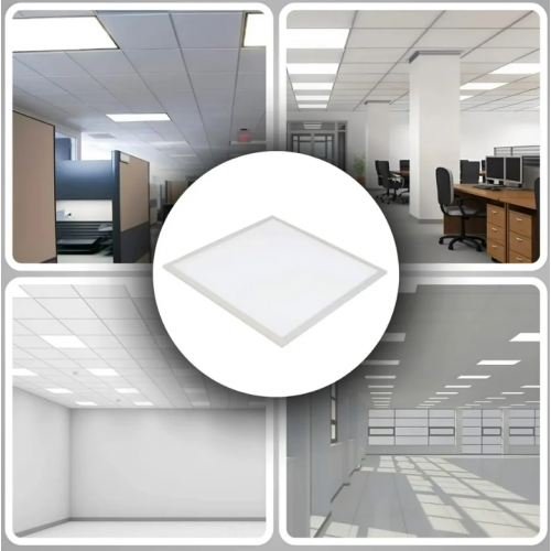 LEDLIGHT LED paneļa iebūvētā griestu gaismas kaste kvadrātveida griestu lampa 60w 60x60cm (HN3295)