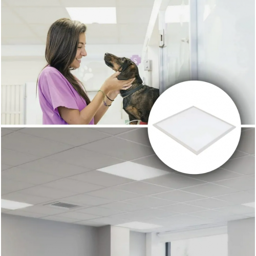 LEDLIGHT LED paneļa iebūvētā griestu gaismas kaste kvadrātveida griestu lampa 60w 60x60cm (HN3295)