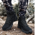 FOXTER® taktiskie militārie pārgājienu zābaki, ūdensnecaurlaidīgi, melni, 45. izmērs (HN3514)
