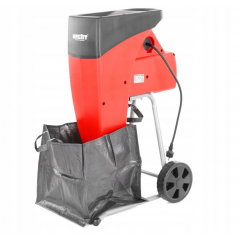 Elektriskais zaru smalcinātājs 2.5kW, līdz 40mm, 65L (HECHT 627silent)