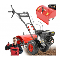 Benzīna frēze augsnes apstrādei četrtaktu dzinējs ar 209 cm3 tilpumu (HECHT 750)