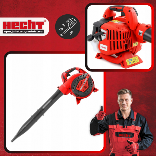 Dārza putekļsūcējs lapām un sniegam 25,4 cm³ 0,75 kW / 1 ZS 37 l no HECHT (Hecht 9254)