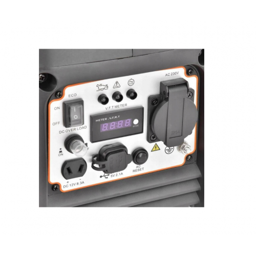 Портативный инверторный генератор, однофазный, 2000 Вт, 2 USB. (Hecht IG2201)