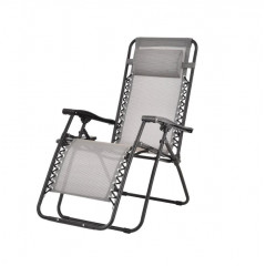 Dārza atpūtas krēsls - šezlongs 162x113x64 cm (HECHT RELAXING CHAIR)