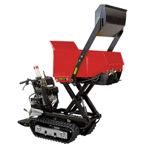 Motorizēts transportētājs ar kausu - frontālais iekrāvējs 500kg / 270cm3 / 6,6 kW, 6+2 no Hecht (HECHT 2960)