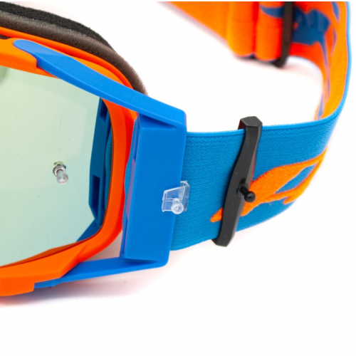 ASIX AS3 brilles oranžzilas matētas ar spoguli zilā krāsā no Extreme Ride (KAI-916)