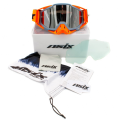 ASIX AS1 brilles oranžas matētas ar sudrabainu spoguli no Extreme Ride (KAI-92)