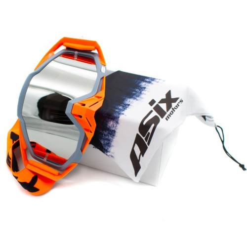 ASIX AS1 brilles oranžas matētas ar sudrabainu spoguli no Extreme Ride (KAI-92)