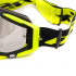 ASIX AS1 melnas un dzeltenas matētas brilles ar sudrabainu spoguli no Extreme Ride (KAI-93)